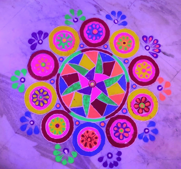 Excellent Tula Sankranti Rangoli