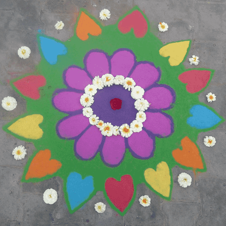 Fetching Tula Sankranti Rangoli