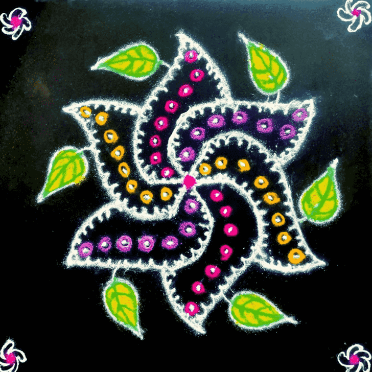 Graceful Tula Sankranti Rangoli