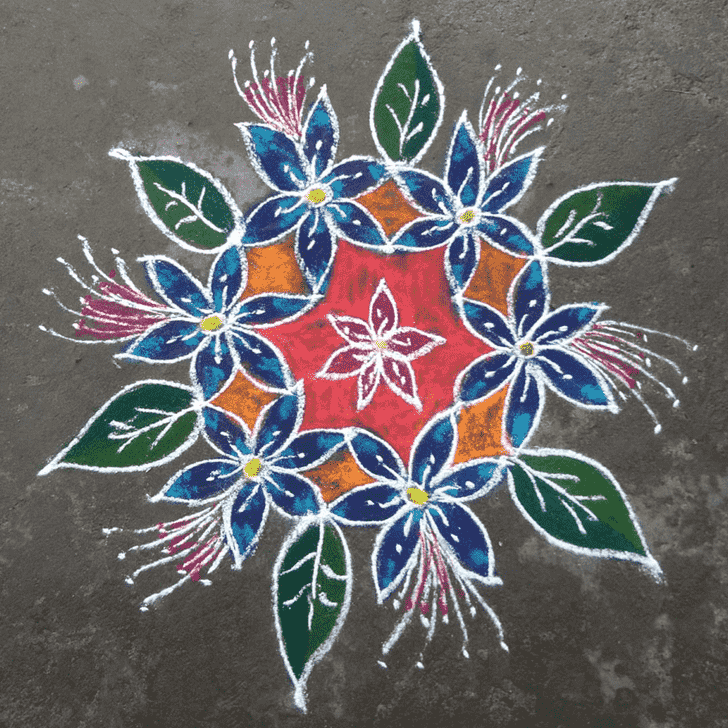 Magnetic Tula Sankranti Rangoli