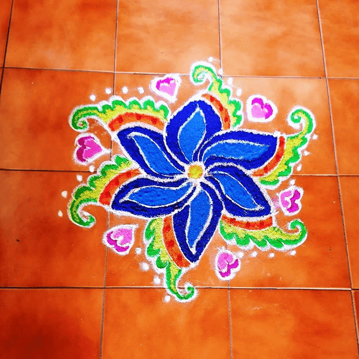 Splendid Tula Sankranti Rangoli