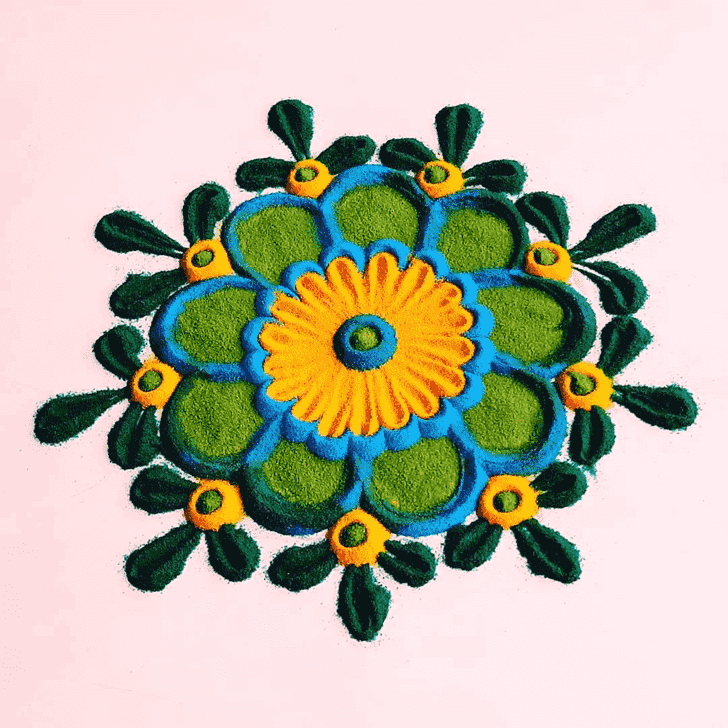 Stunning Tula Sankranti Rangoli