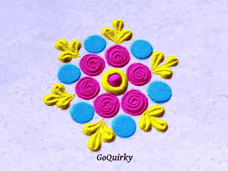 Wonderful Tula Sankranti Rangoli Design