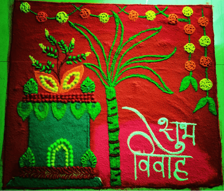 Tulsi Vivah Special Rangoli