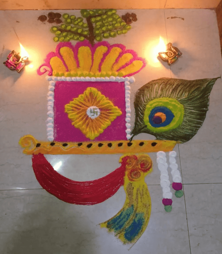 Grand Tulsi Vivah Special Rangoli