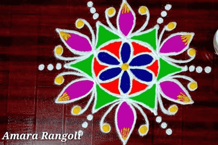 Utpanna Ekadashi Rangoli