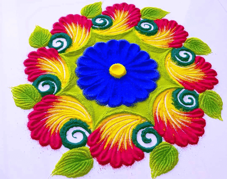 Awesome Utpanna Ekadashi Rangoli