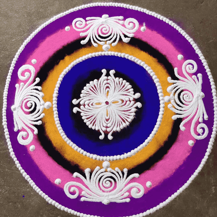 Magnetic Utpanna Ekadashi Rangoli