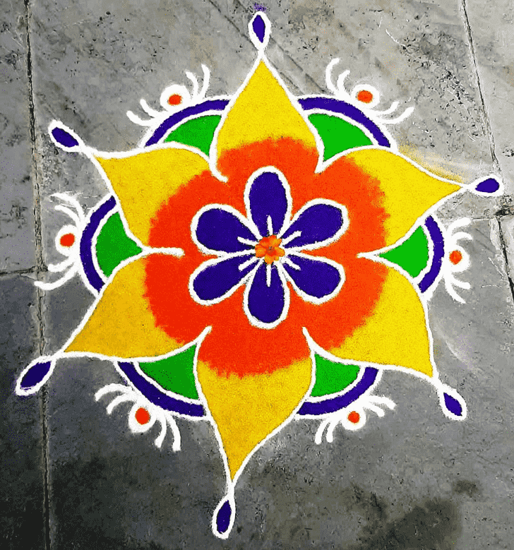 Mesmeric Utpanna Ekadashi Rangoli