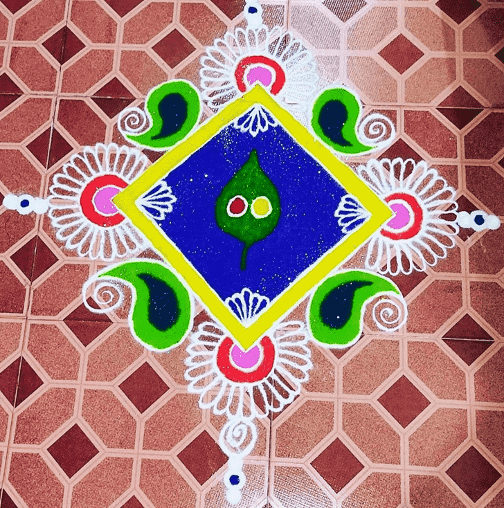 Refined Utpanna Ekadashi Rangoli