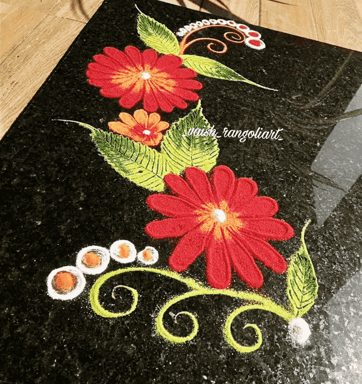 Shapely Utpanna Ekadashi Rangoli