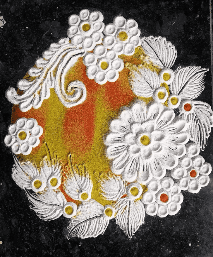 Enthralling Vaisakha Amavasya Rangoli