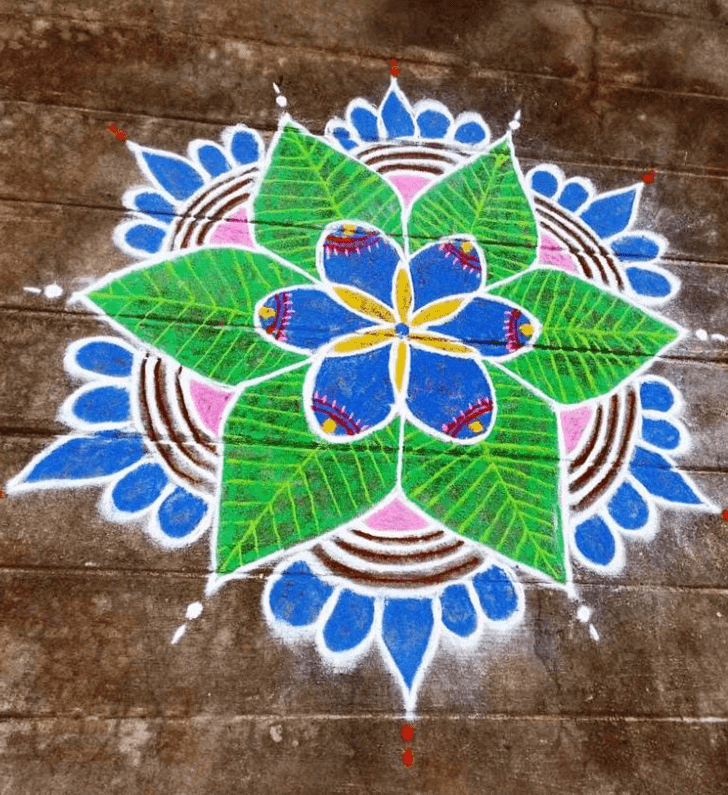 Vaisakha Purnima Rangoli