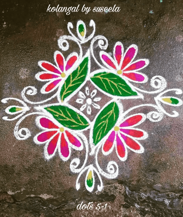 Vaishakha Amavasya Rangoli