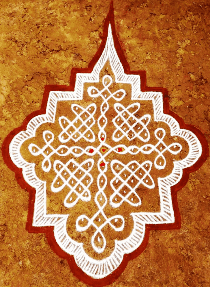 Enticing Vaishakha Amavasya Rangoli