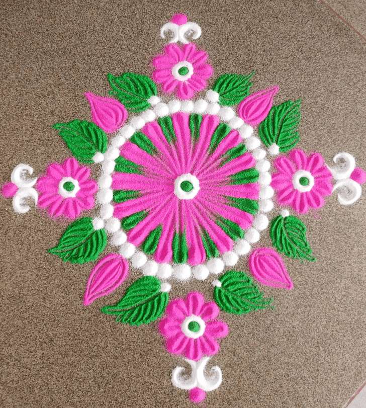 Fetching Vaishakha Purnima Vrat Rangoli