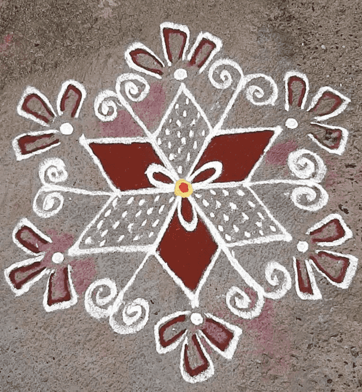 Awesome Vaishakha Purnima Vrat Rangoli