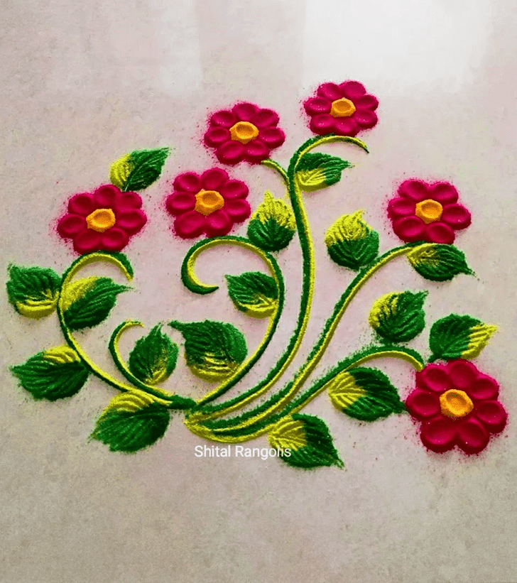 Valentines Day Rangoli