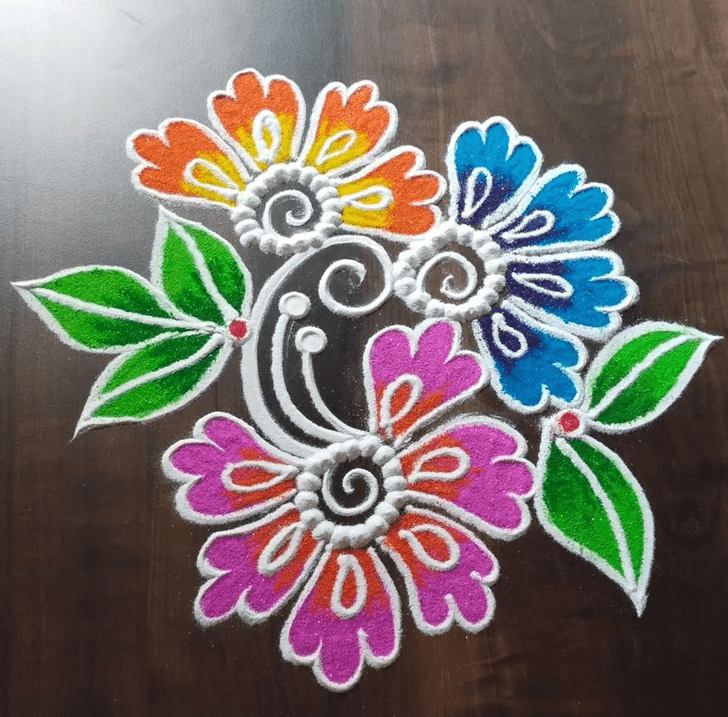 Fetching Vamana Jayanti Rangoli