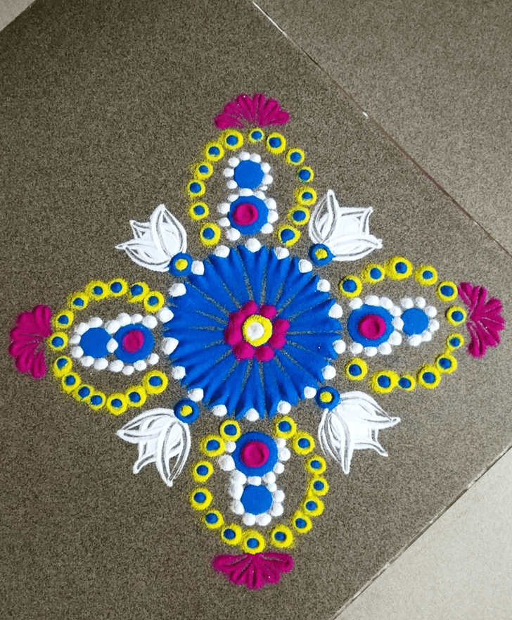 Marvelous Vamana Jayanti Rangoli