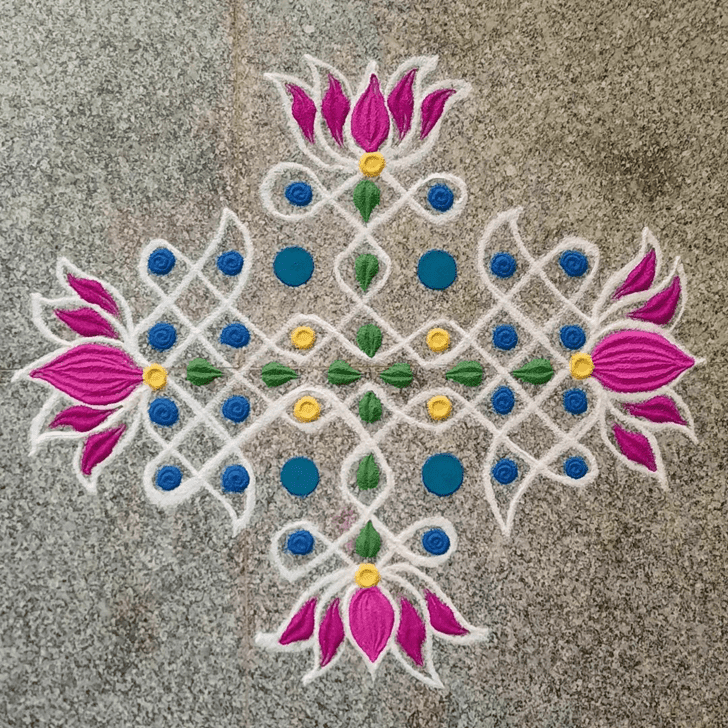 Mesmeric Vamana Jayanti Rangoli