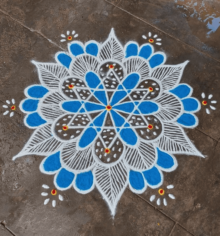 Shapely Vamana Jayanti Rangoli