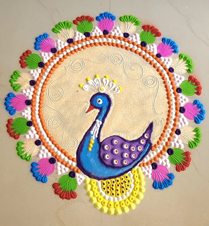 Superb Vamana Jayanti Rangoli