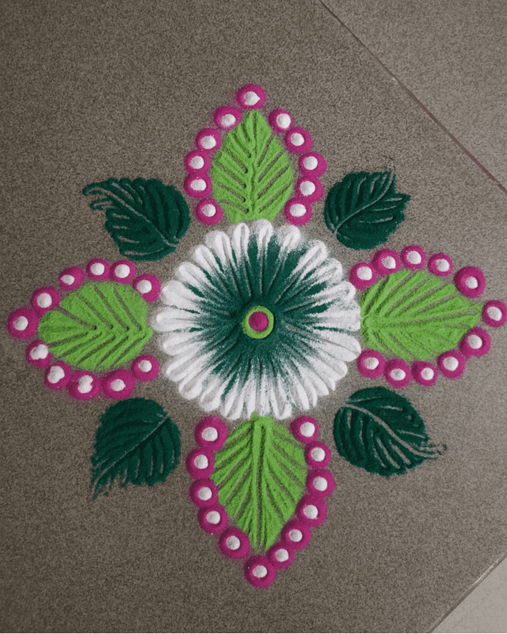 Wonderful Vamana Jayanti Rangoli Design