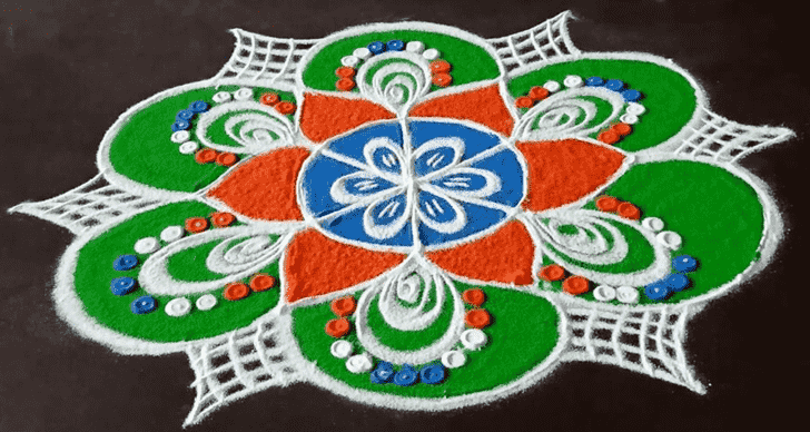 Varalakshmi Pooja Rangoli