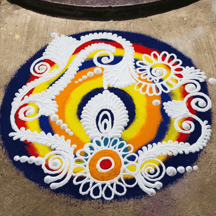 Magnetic Varuthini Ekadashi Rangoli