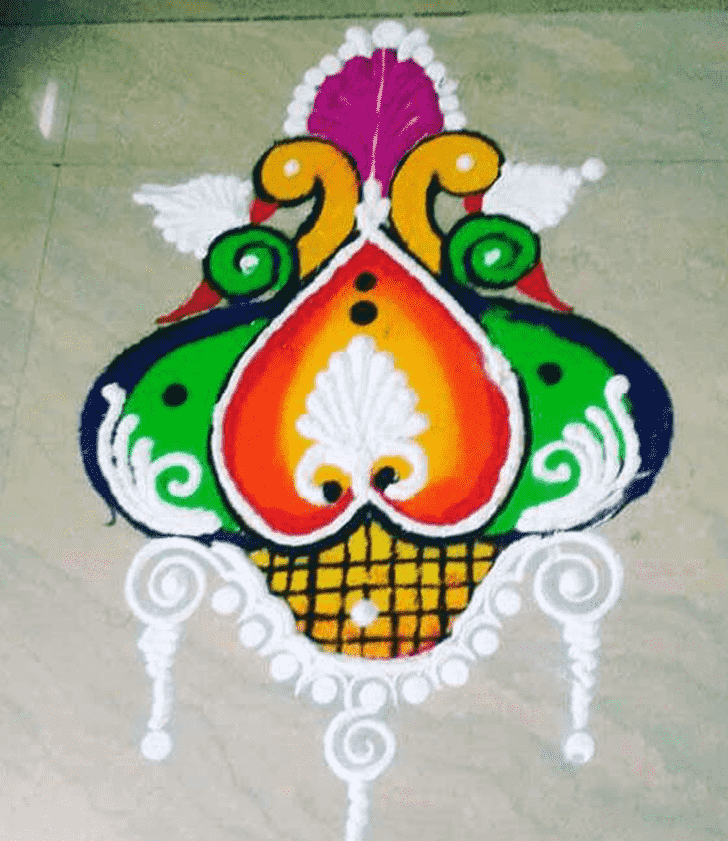 Magnificent Varuthini Ekadashi Rangoli