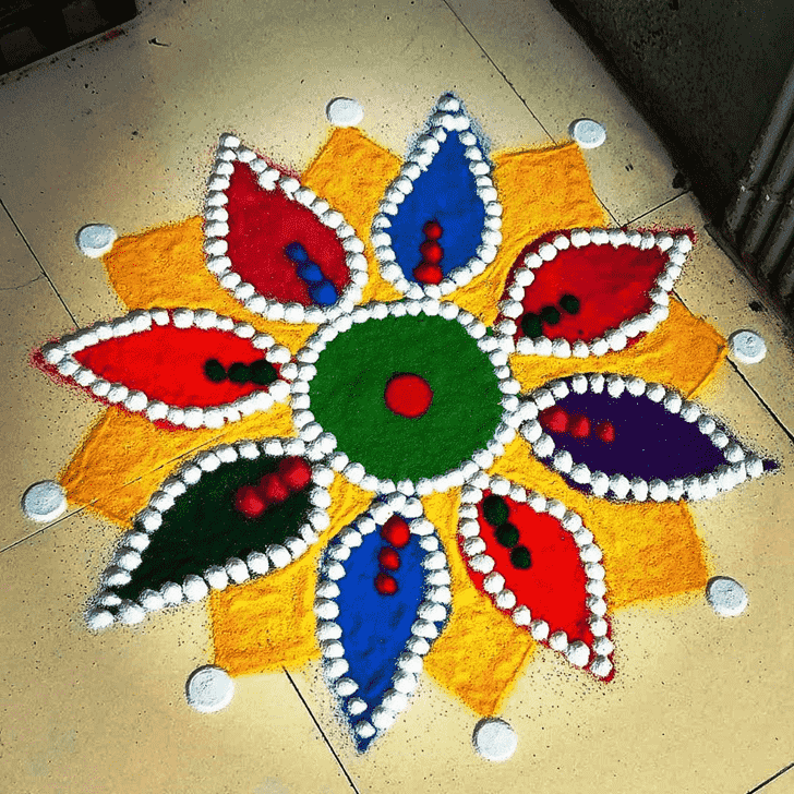 Ravishing Varuthini Ekadashi Rangoli