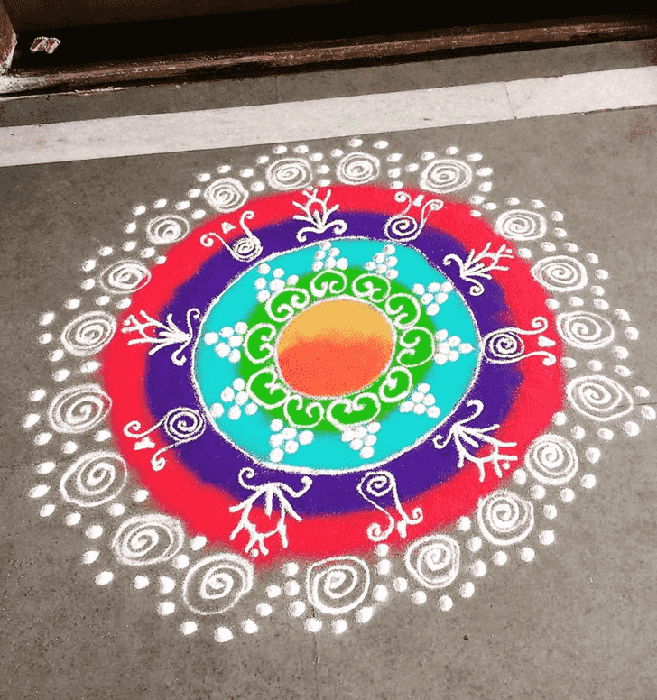 Stunning Varuthini Ekadashi Rangoli