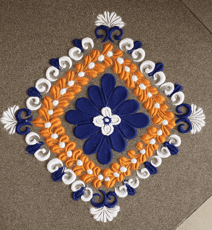 Vasant Panchami Rangoli