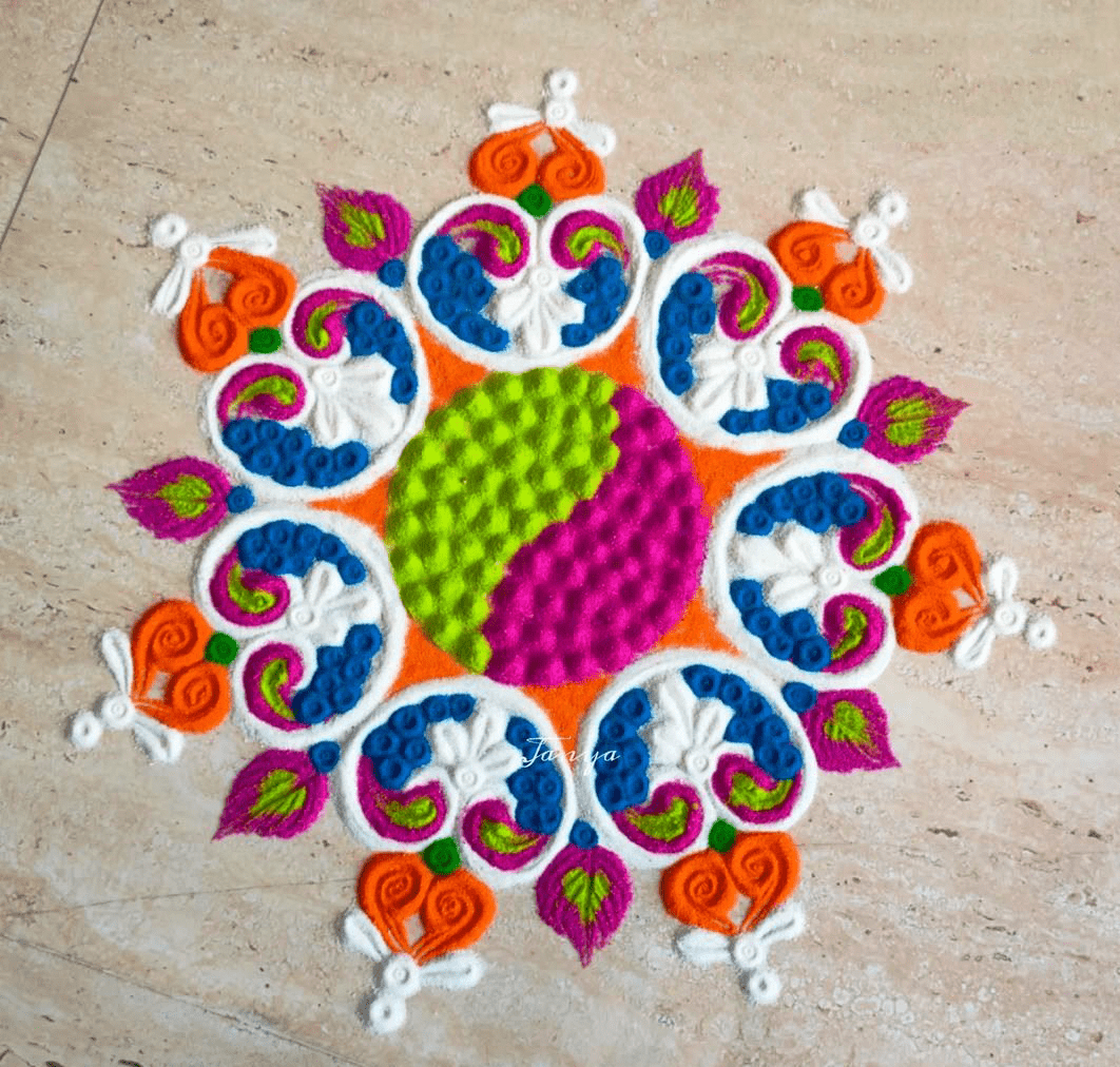 Hard Vat Savitri Purnima Rangoli