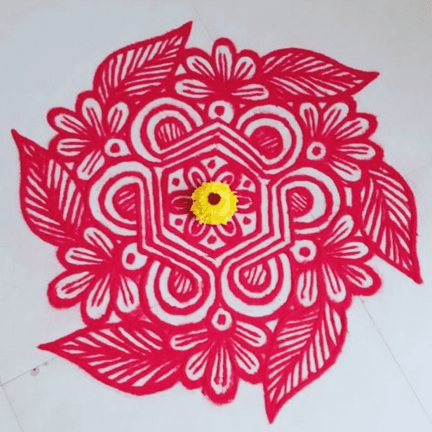 Refined Vat Savitri Purnima Rangoli