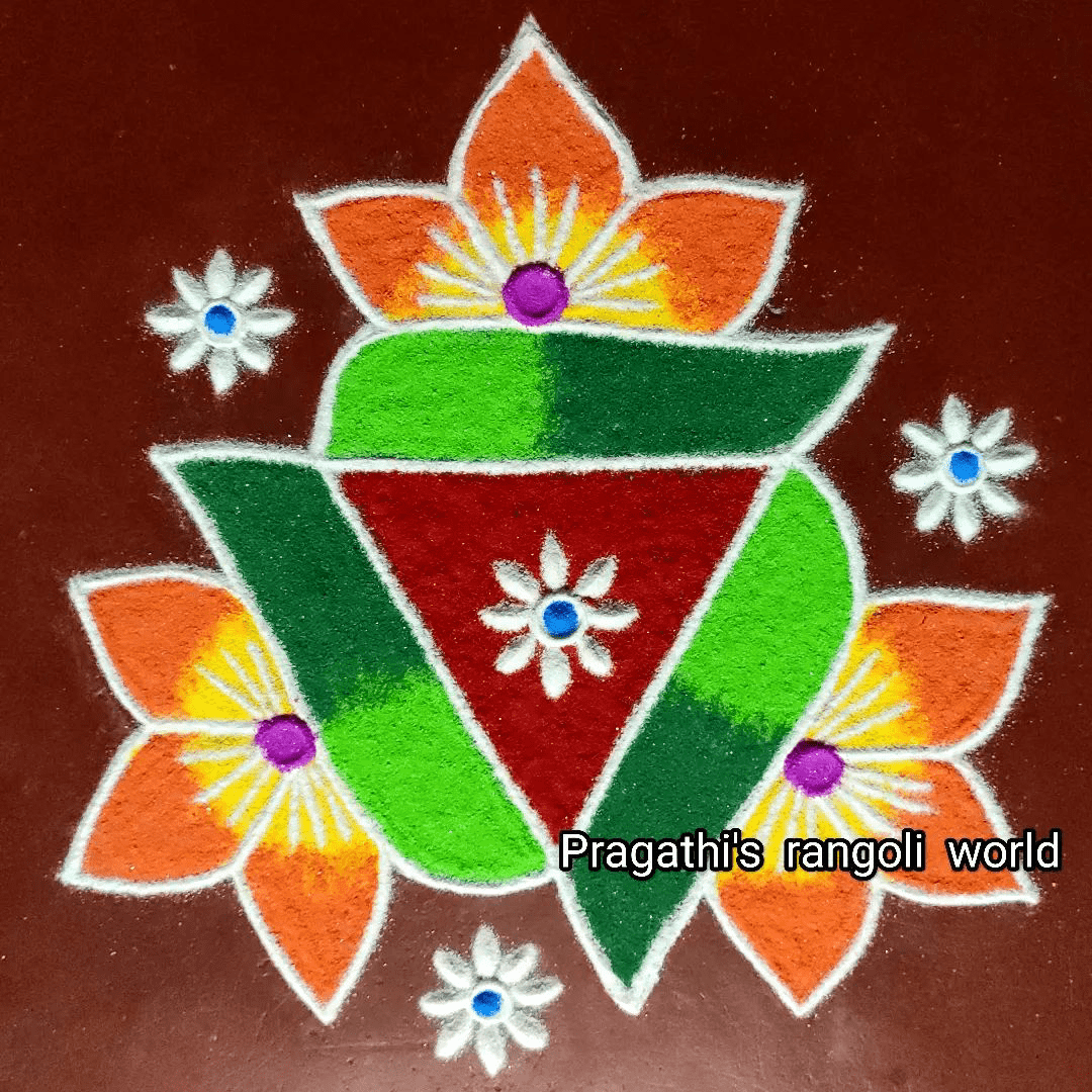 Slightly Vat Savitri Purnima Rangoli