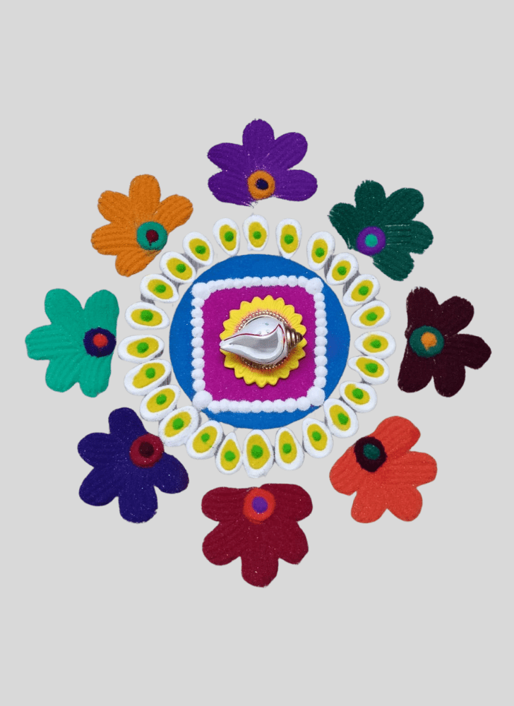 Vibrant Rangoli