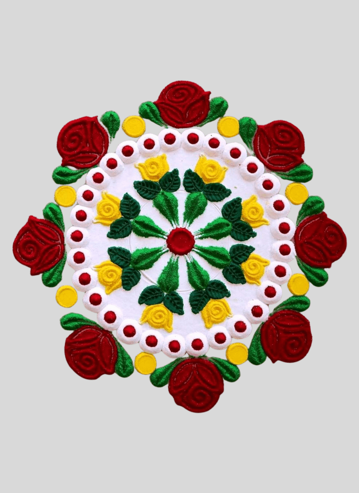 Good Looking Vibrant Rangoli