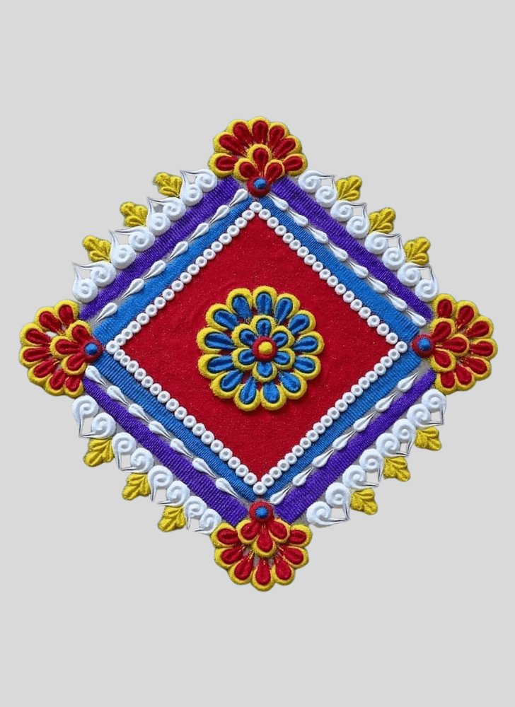 Inviting Vibrant Rangoli