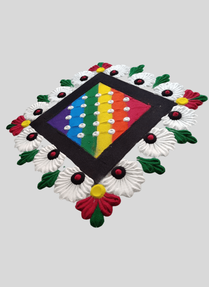 Marvelous Vibrant Rangoli