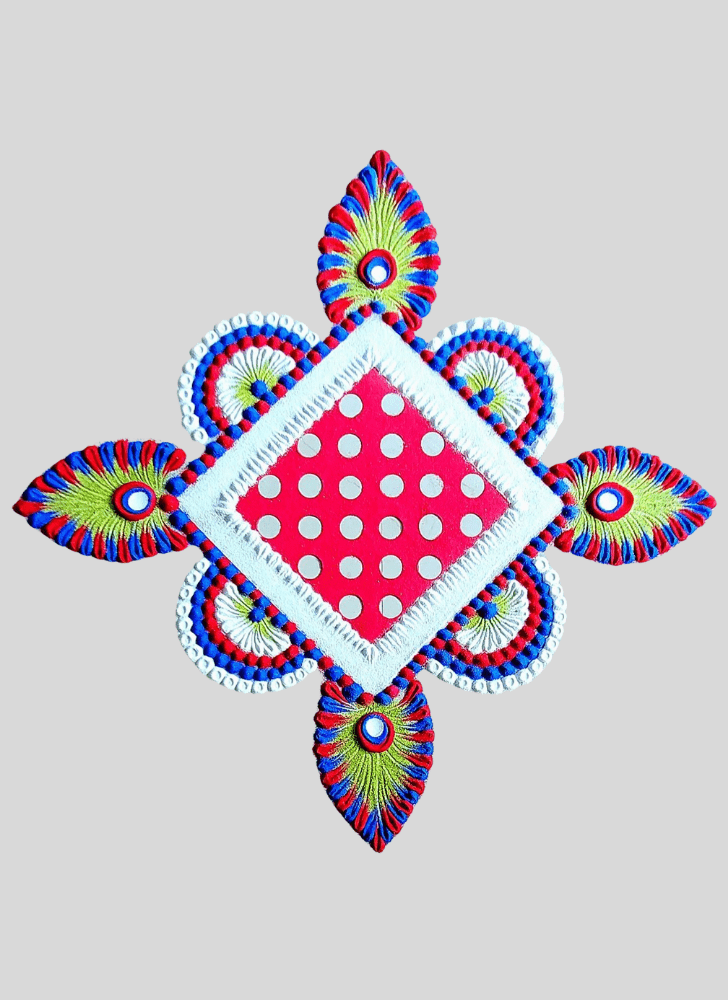 Wonderful Vibrant Rangoli Design