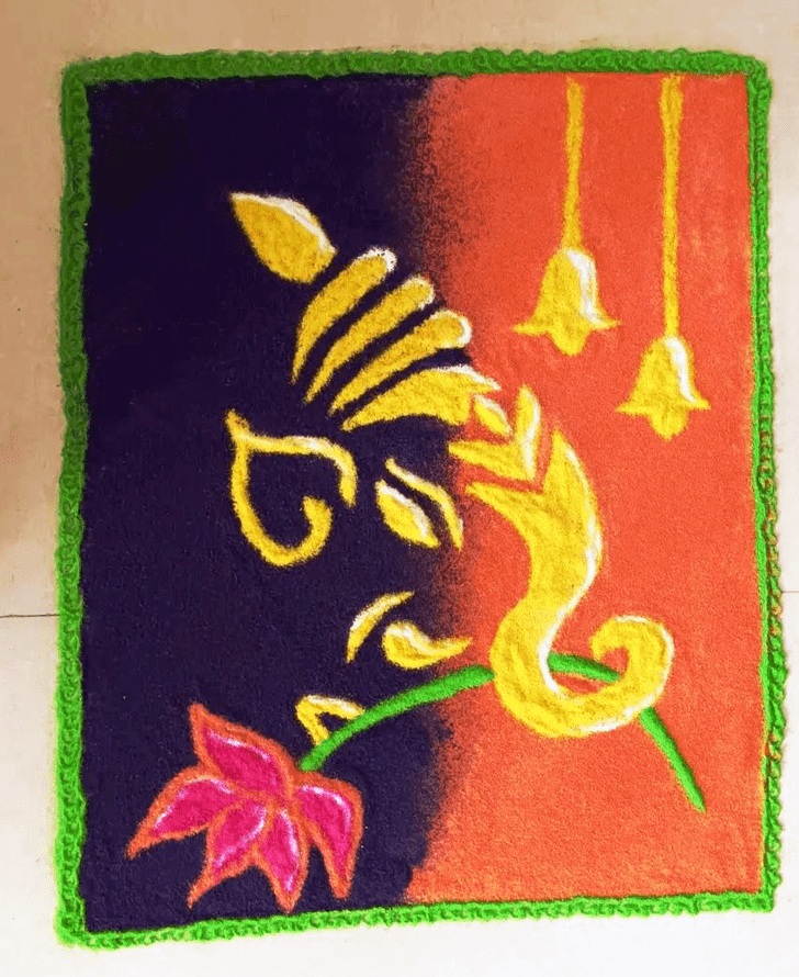 Fair Vighnaraja Rangoli