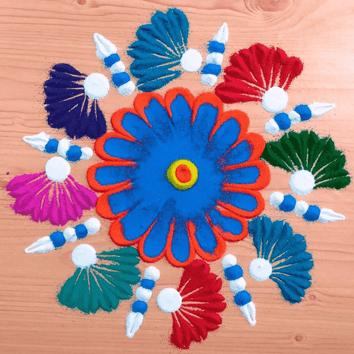 Delightful Vrischika Sankranti Rangoli