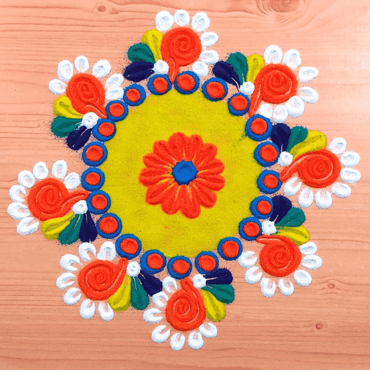 Vrischika Sankranti Rangoli