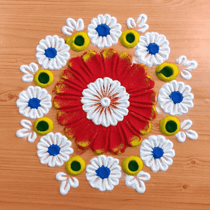 Enticing Vrischika Sankranti Rangoli