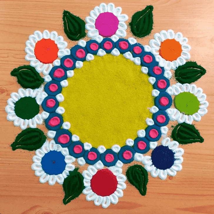 Excellent Vrischika Sankranti Rangoli