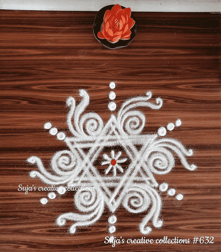 Grand Vrishabha Sankranti Rangoli