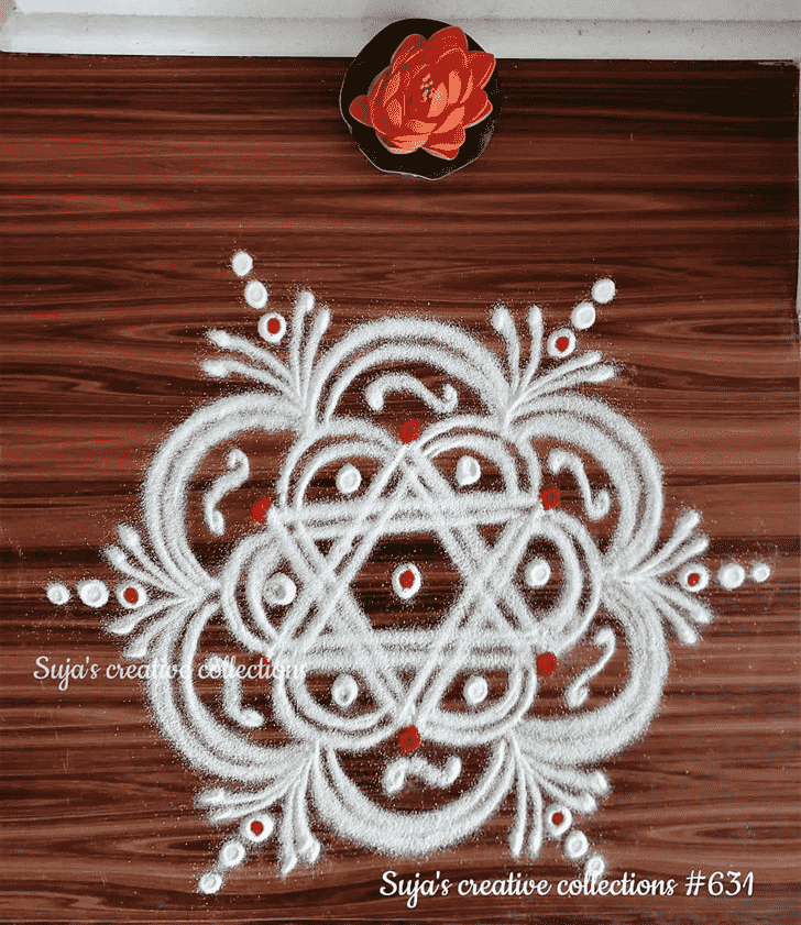 Awesome Vrishabha Sankranti Rangoli