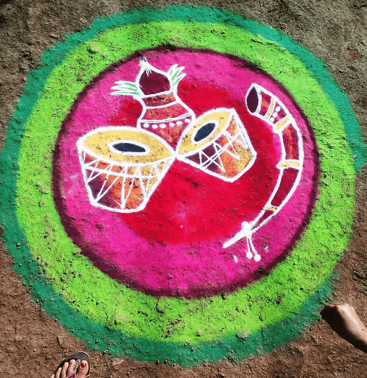 Hard Wedding Rangoli